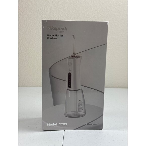 Pikspeak Cordless Water Flosser Y209 - 300mL Tank 5 Modes 360° Nozzle - Picture 1 of 7